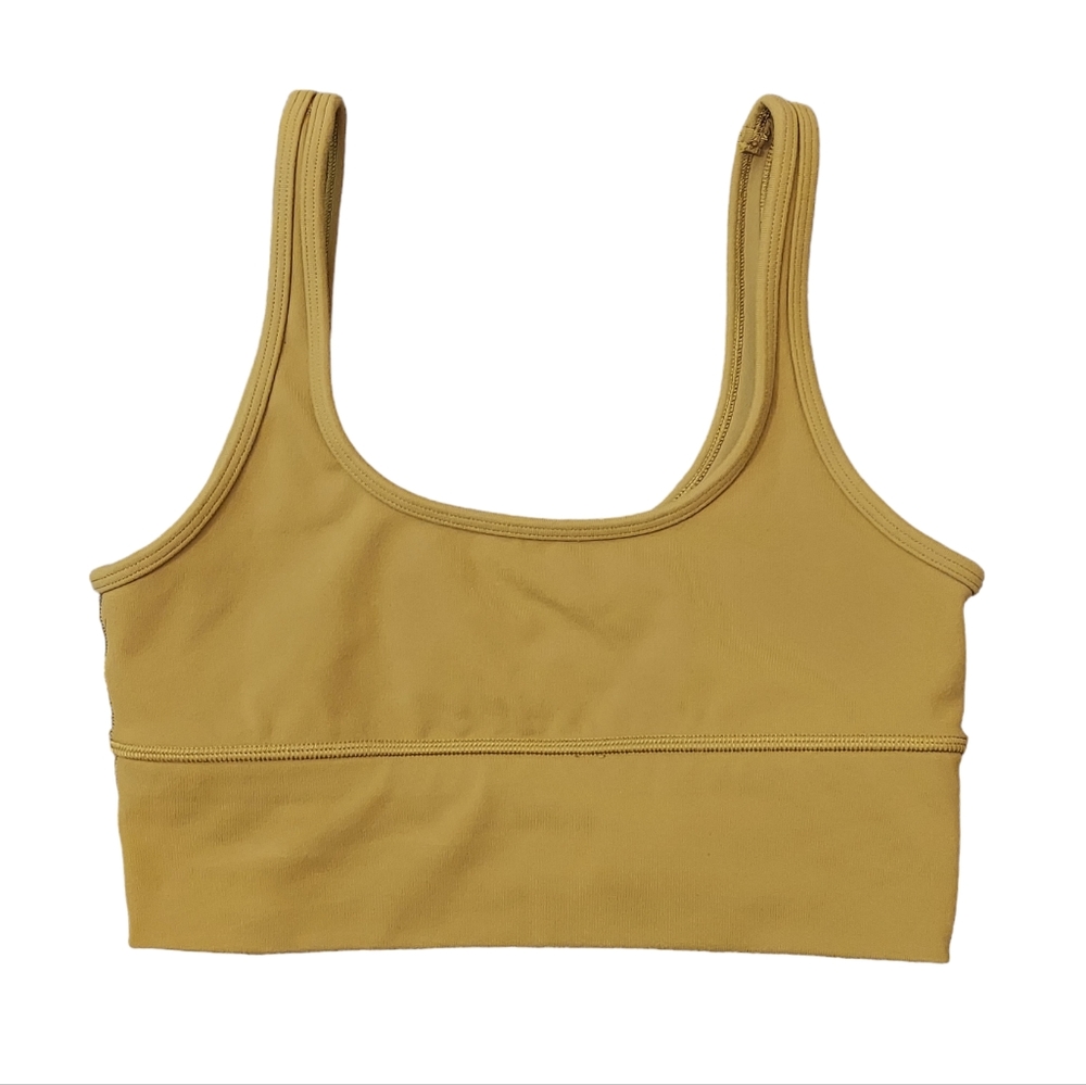 Aritzia TnAction Green Support Lounge Sports Bra